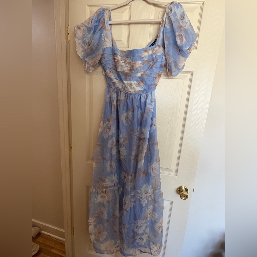 Abercrombie & Fitch Emerson Drama Bow-Back Gown